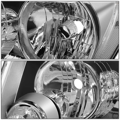 DNA MOTORING HL-OH-JGC11-CH-CL1 Faros Halógenos Carcasa Cromada para Jeep Grand Cherokee 11-13