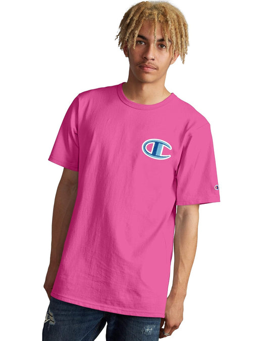 Champion Heritage - Playera de Manga Corta Camiseta para Hombre