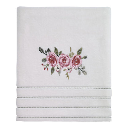 Avanti Linens - Toalla de baño, Toalla de algodón Suave y Absorbente (colección Spring Garden) 52 x 27 Pulgadas