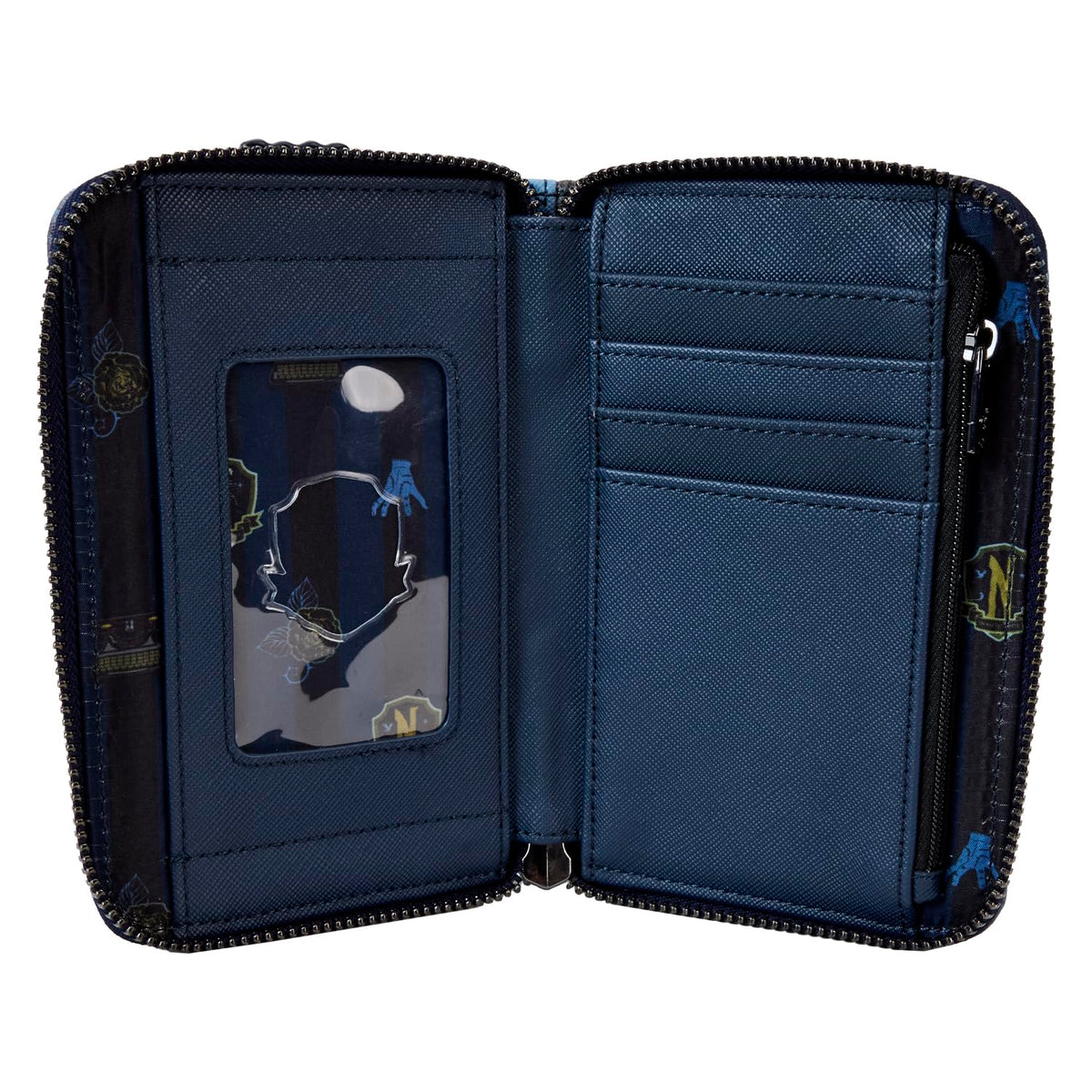 Loungefly MGM: Wednesday Nevermore Castle, Zip Around Wallet