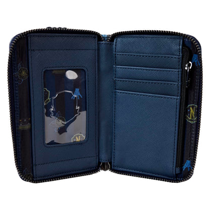 Loungefly MGM: Wednesday Nevermore Castle, Zip Around Wallet