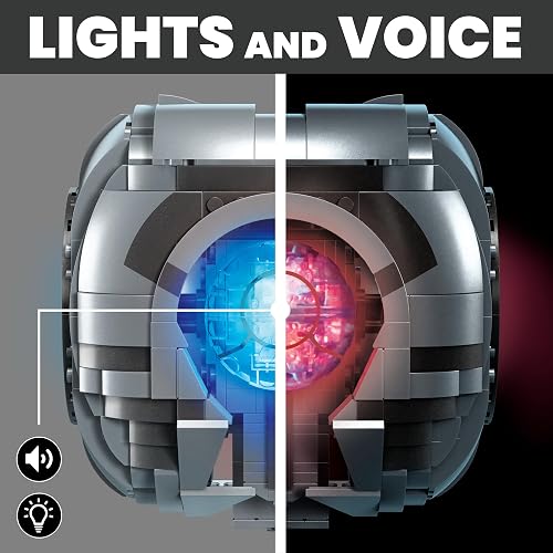 Mega Halo Model Réplica de Juguete de construcción, 343 Chispa culpable con 609 Piezas, Luces y Sonidos, Juego de construcción y exhibición para coleccionistas, Ideas de Regalo para Adultos