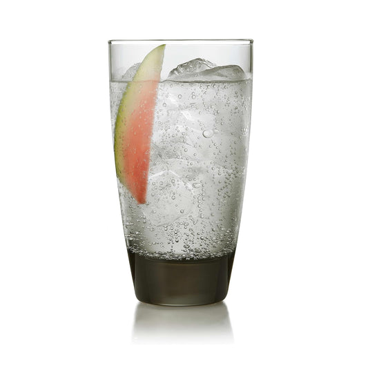 Libbey 2154SM 18-Ounce Classic Cooler Glass in Smoke, Set of 12