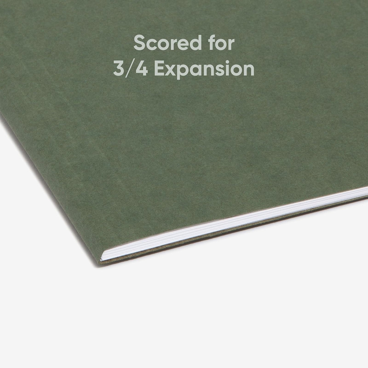 Smead 64055 - Carpeta para colgar archivos, pestaña ajustable de corte 1/5, tamaño carta, verde estándar, carpetas colgantes para archivadores, carpeta organizadora de archivos, 25 por caja