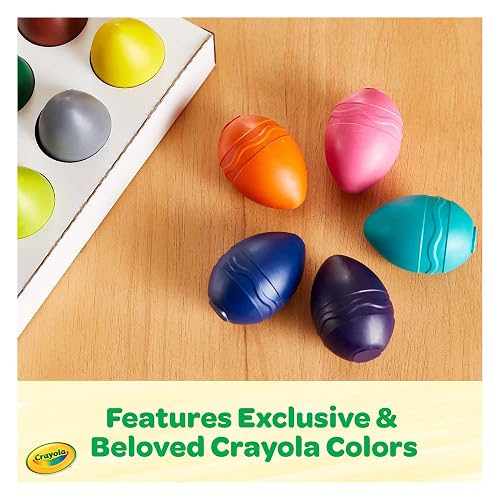 CRAYOLA Palm Grasp Crayones | Imprescindibles en el aula, suministros escolares para maestros para niños, jardín de infantes y primaria, a partir de 1 año