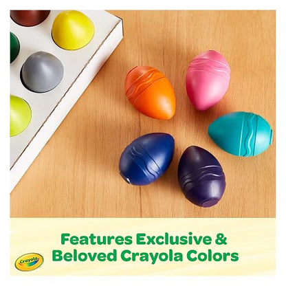 CRAYOLA Palm Grasp Crayones | Imprescindibles en el aula, suministros escolares para maestros para niños, jardín de infantes y primaria, a partir de 1 año