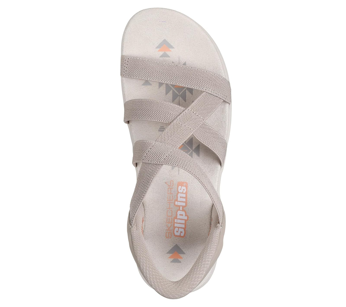 Skechers Reggae - Sandalias para mujer con manos libres, delgadas y elásticas