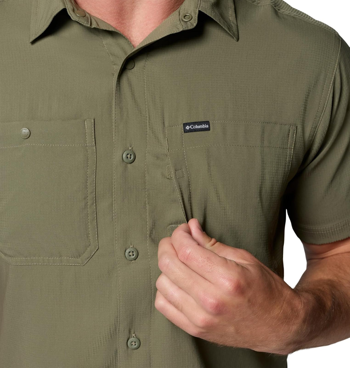 Columbia Silver Ridge Utility Lite - Manga Corta Camisa de Senderismo para para Hombre