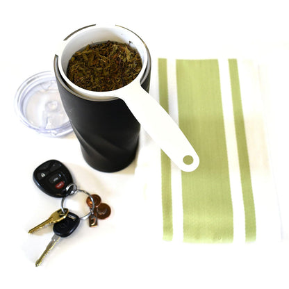 Norpro Colador 2133 | Blanco, 8.3 cm, malla de acero inoxidable, plástico duradero