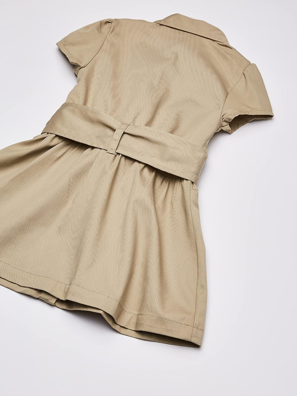 French Toast Girls' Twill Safari Shirtdress