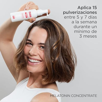 Isdin Lambdapil, Loción Spray Anticaída con Concentrado de Melatonina, 100 Ml, Contribuye a Revertir los Primeros Signos del Envejecimiento Capilar, Ayudando a Reforzar el Cabello y Reducir Su Caída,