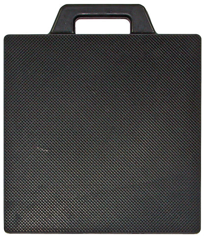 Buyers Products OP18X18R - Almohadilla de Goma para estabilizador de Goma, 18 x 18 x 2 Pulgadas de Grosor, Almohadilla de grúa de Goma sólida con Superficie Texturizada y Mango Integrado, Almohadilla