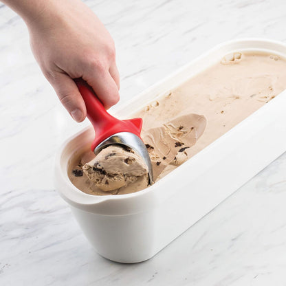 Tovolo Cuchara inclinable (Blanca) - Gadget de Cocina y Herramienta para golosinas congeladas, Helados, sorbetes, gelatina/Utensilios de Regalo y 1 EA