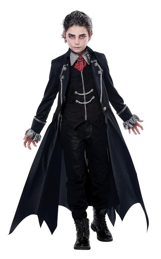 California Costumes Vampiro gótico Disfraz niños
