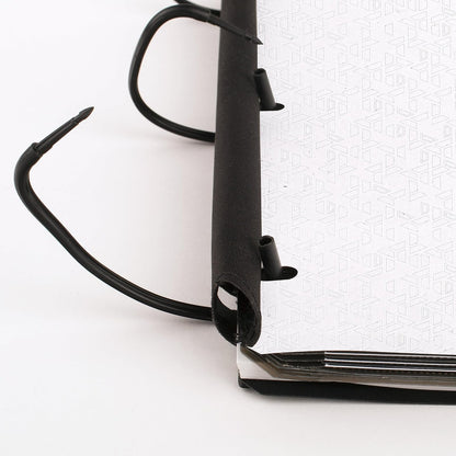 Five Star Flex Hybrid NoteBinder, 80 Hojas Rayadas, 3 Anillos TechLock 1 1/2", Blanco