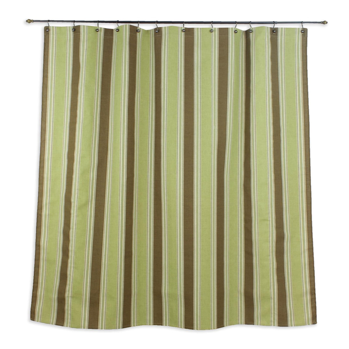 Brite Ideas Cortina de Ducha Rayas Estar Whisky Landry, 182,88 x 182,88 cm