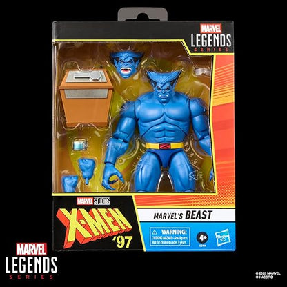 Marvel Legends Series, Marvel'S Beast, Figura Coleccionable Inspirada en X-Men '97 a Escala de 15 cm