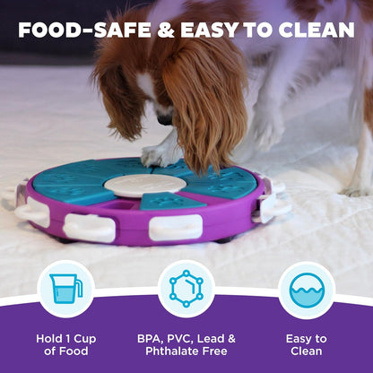 Outward Hound - Rompecabezas interactivo verde Nina Ottosson Dog Worker Juguete para perro