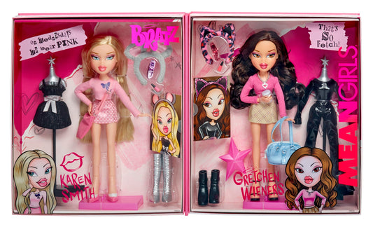 Bratz, Mean Girls Muñecas Karen y Gretchen, Muñecas para Niñas, Incluye 4 Atuendos y Accesorios, 4 Años en Adelante