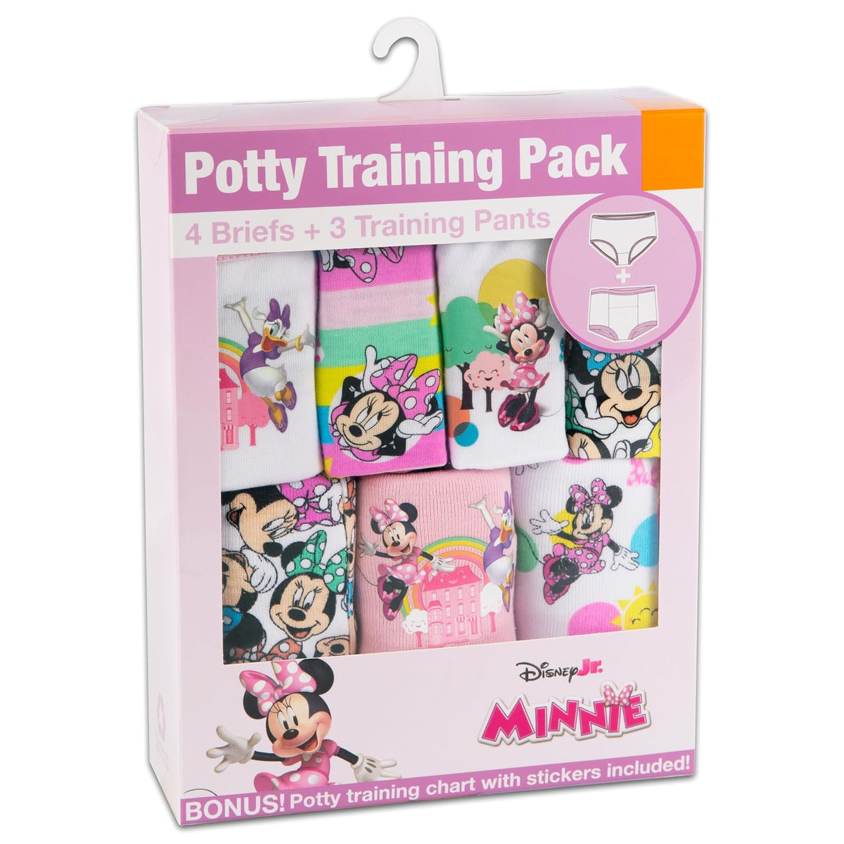 Disney Minnie Mouse - Pantalones de Entrenamiento para IR al baño Ropa Interior para Niñas