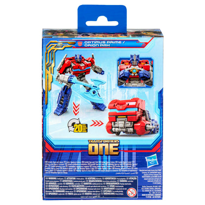 Transformers: One - Figura de Prime Changer Optimus Prime (Orion Pax) - Juguetes interactivos de Robot - A Partir de 6 años