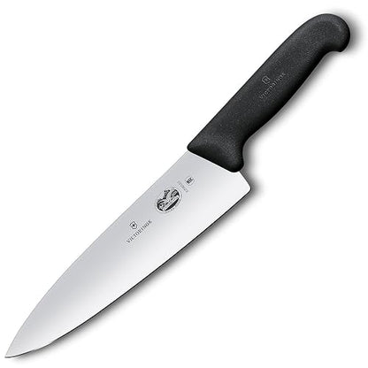 Victorinox Swiss Army 5.2063.20-X14 Fibrox Cuchillo de chef negro 8 pulgadas