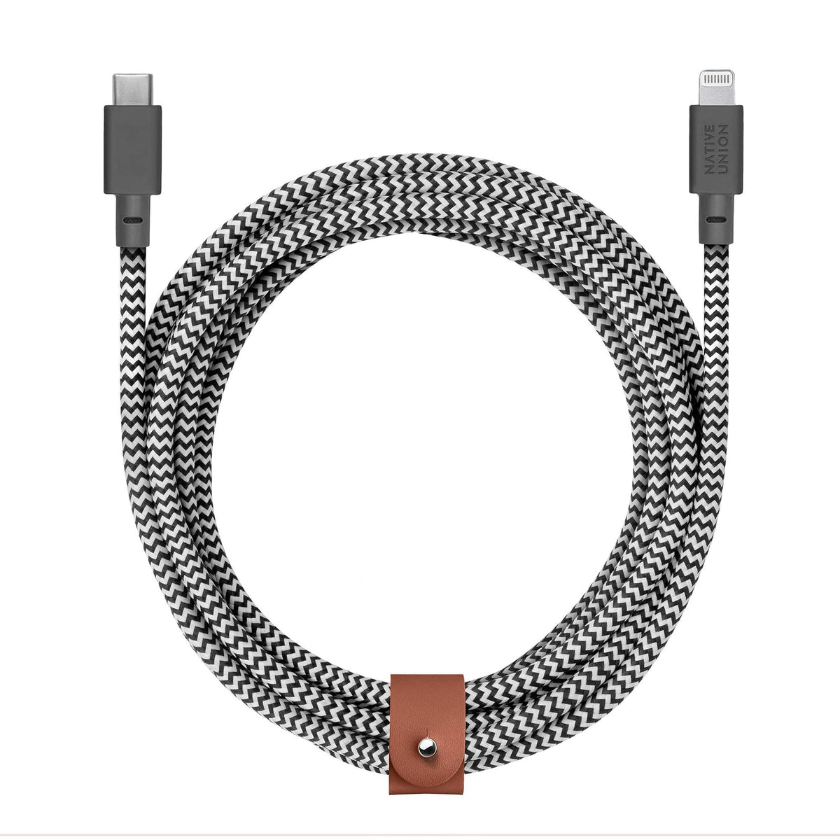 Marca Native Union 846654029819 Cable Belt Kevlar C A Lightning 3m Color Zebra