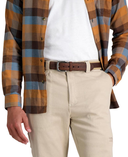 Columbia Cinturón de tela casual elástico cómodo para hombre