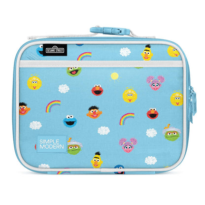 Simple Modern Hadley Lonchera Infantil Reutilizable con Bolsillos, 4 L - Regular - Sésamo Street: Amigos