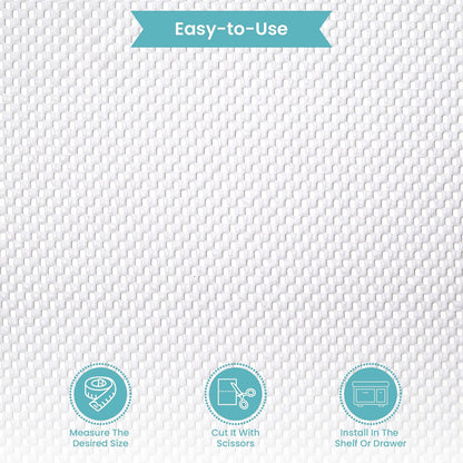 Con-Tact Brand Grip - Forro de Estante de Alta Calidad, Grueso y no calcomanía, Multiusos y fácil de Usar, 18 x 10 pies, Blanco, Paquete de 1
