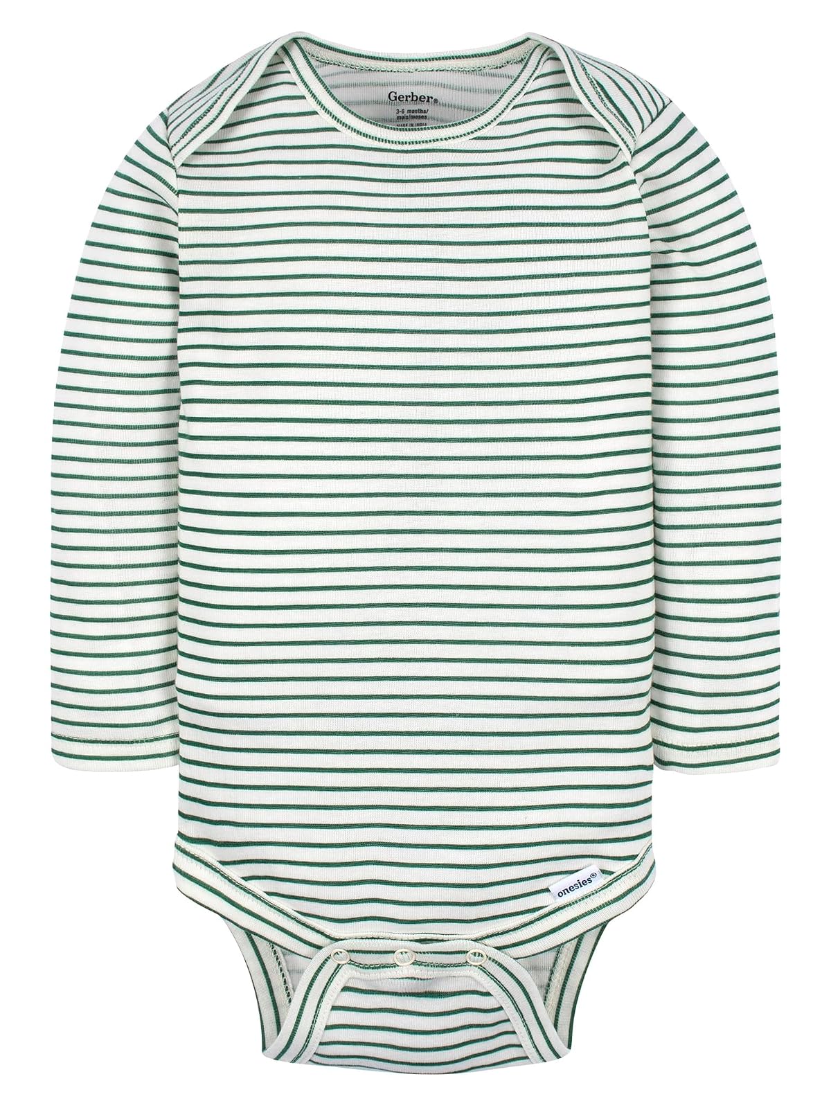 Gerber 6-pack Long-sleeve Onesies Bodysuit Conjunto de camisetas para bebés y niños pequeños bebés niños