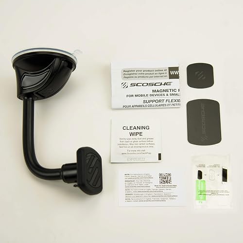 Scosche MAGWDM Soporte Magnético para Dispositivos Móviles, color negro