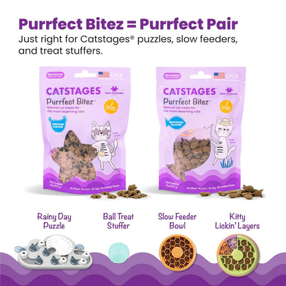 Nina Ottosson by Petstages Rainy Day Puzzle & Play - Rompecabezas Interactivo para Gatos