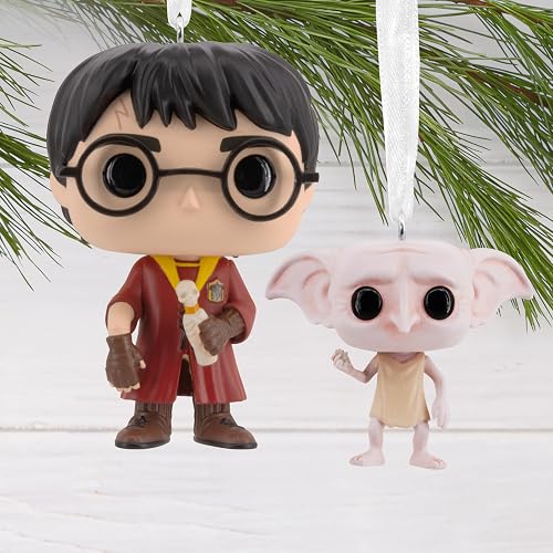 Hallmark Harry Potter y Dobby Funko Pop! Adornos de Navidad, Juego de 2, Regalos de Cultura Pop