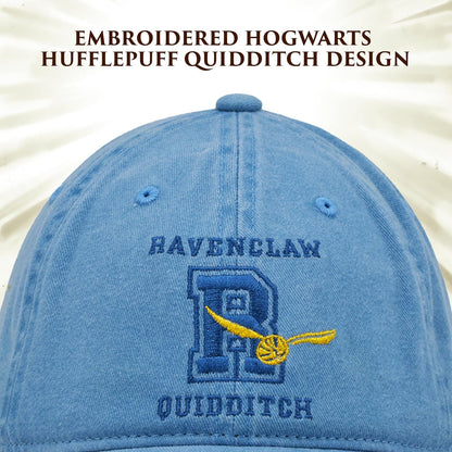 Harry Potter Harry Potter Dad Hat, Quidditch Women's Adjustable Cotton Baseball Cap with Curved Brim Gorra de béisbol Unisex Adulto