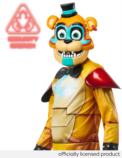 Rubie's Disfraz infantil de Five Nights at Freddy's Glamrock Freddy, como se muestra, mediano