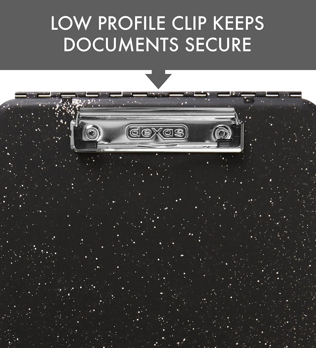 Dexas Slimcase Storage Clipboard, Midnight Granite