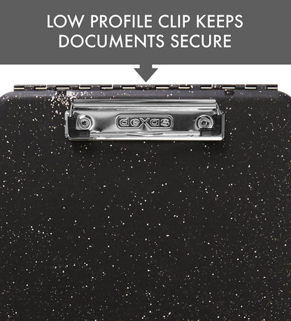 Dexas Slimcase Storage Clipboard, Midnight Granite