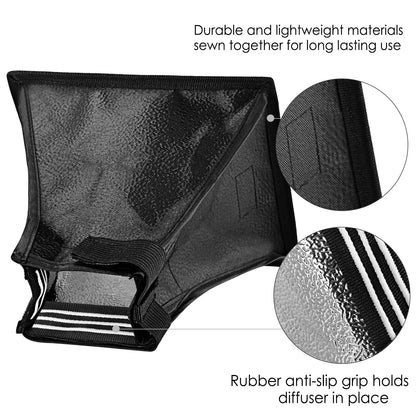 NEEWER Cámara Speedlite Flash Difusor de Reflector Kit y Caja de Luz para Canon Nikon y Otras Cámaras DSLR, TT560 TT850 TT860 NW561 NW670 VK750II