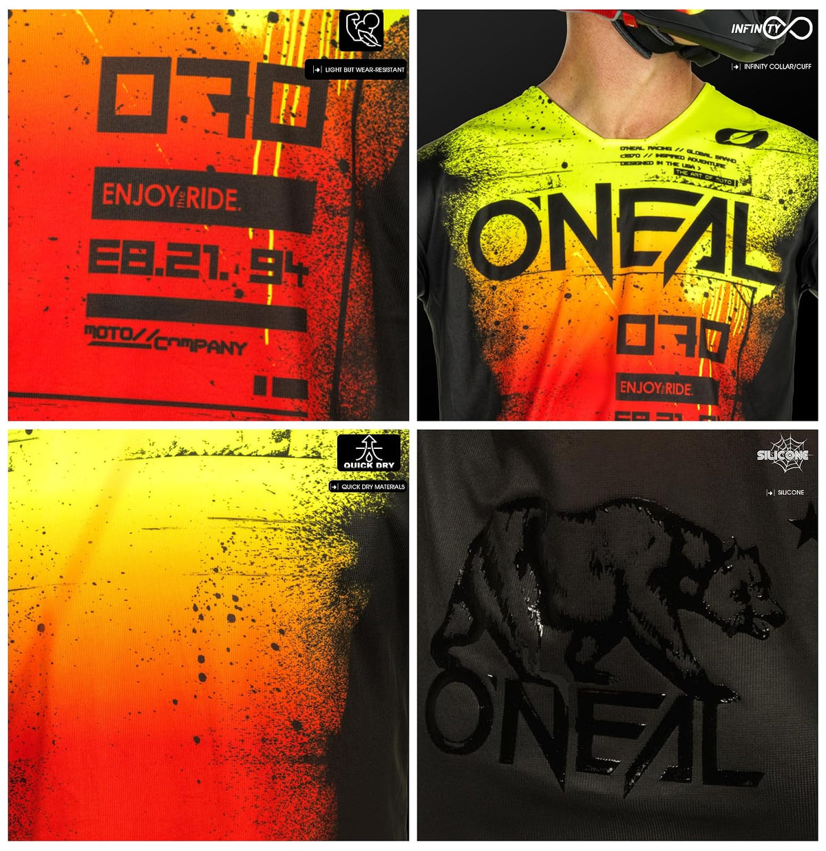O'NEAL Mayhem V.24 Jersey Niños Jersey Dirt Bike Niños