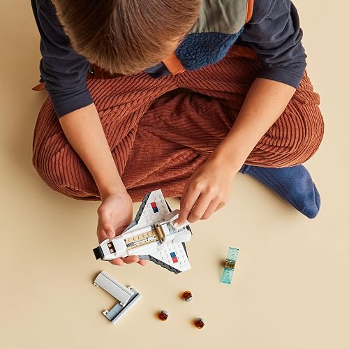 LEGO Creator 3 in 1 Transbordador Espacial - Juguetes de Construcción para Niños y Niñas, Años 9+ - con 3 Opciones de Construcción - Regalo para Cumpleaños - 31134