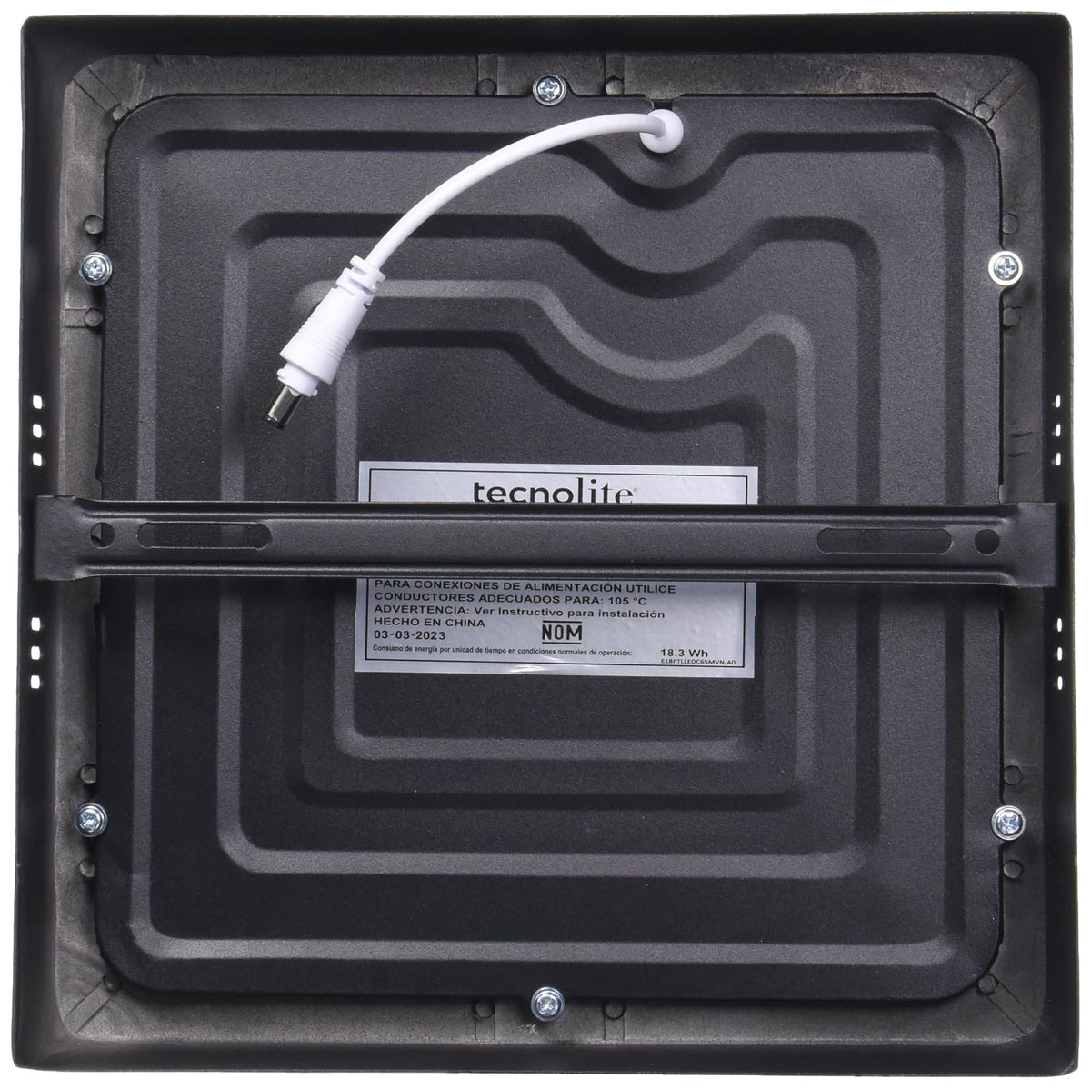 Tecnolite Lámpara Plafón LED de Sobreponer 18 W, Luz de Día, Interiores, No atenuable, LED integrado