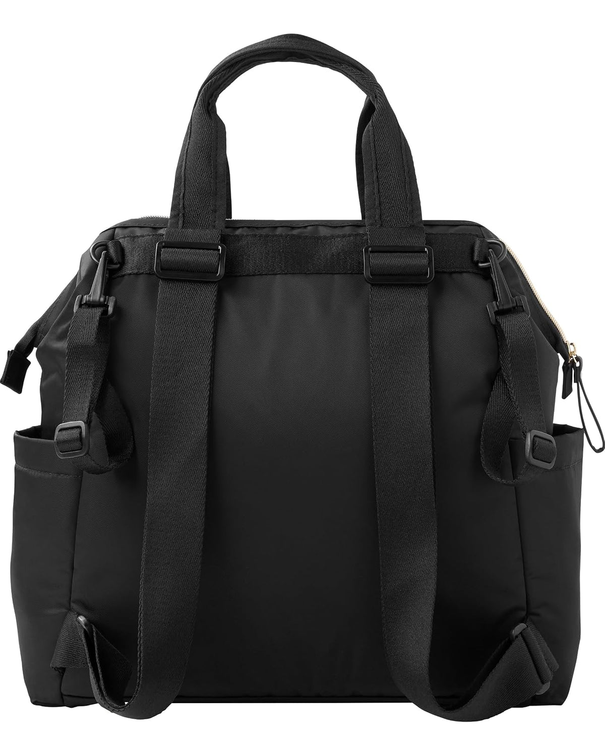 Skip Hop Backpack Pañalera Negra Mainframe Wide Open
