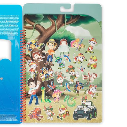Melissa & Doug Paw Patrol Pegatinas Esponjosas Reutilizables - La Selva (28 Pegatinas Reutilizables)