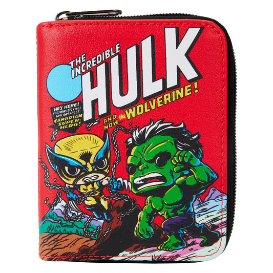 Loungefly Marvel: Wolverine 50th Anniversary - The Incredible Hulk and The Wolverine Wallet