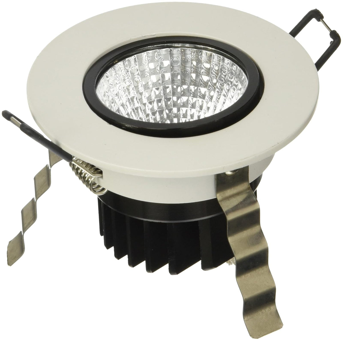 Estevez 19156-0 Empotrados Orientables Swing-Led Downlight Led Redondo 3-Pg 5W, (Driver Integrado) , Color Blanco