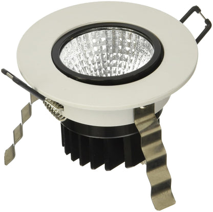 Estevez 19156-0 Empotrados Orientables Swing-Led Downlight Led Redondo 3-Pg 5W, (Driver Integrado) , Color Blanco