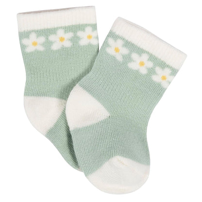 Gerber 8-pair Wiggle-proof Sock Calcetines a prueba de enredos Unisex bebé