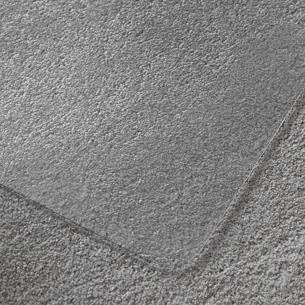 Floortex Ultimat Polycarbonate Chair Mat for Plush Pile Carpets Over 1/2-Inch Thick, 47 x 35 Inches, Clear, Rectangular with Lip (118927LR)