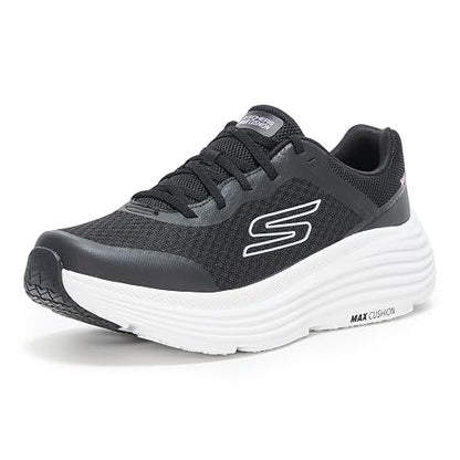 Skechers MAX Cushion Endeavour para Mujer | Amortiguación máxima, plantilla Goga Mat refrigerada por aire, entresuela ultraligera, parte superior de malla transpirable